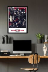 Batman v Superman Çerçeveli Tablo - Poster Tablo