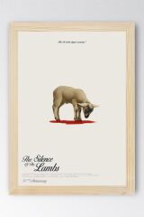 Kuzuların Sessizliği Çerçeveli Tablo - Film Posteri Tablo