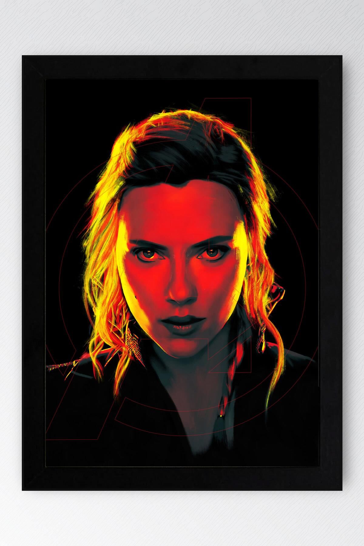 Black Widow Çerçeveli Tablo - Marvel Poster Tablo