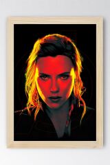 Black Widow Çerçeveli Tablo - Marvel Poster Tablo