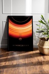 Interstellar Çerçeveli Tablo - Yıldızlararası Film Posteri Tablo