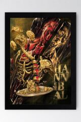 Hannibal Çerçeveli Tablo - Dizi Afişi Poster Tablo