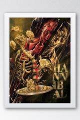 Hannibal Çerçeveli Tablo - Dizi Afişi Poster Tablo