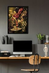 Hannibal Çerçeveli Tablo - Dizi Afişi Poster Tablo
