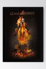 Game of Thrones Çerçeveli Tablo - Taht Oyunları Dizi Posteri Tablo