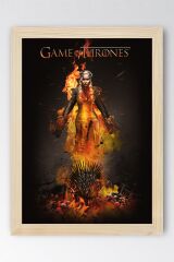 Game of Thrones Çerçeveli Tablo - Taht Oyunları Dizi Posteri Tablo