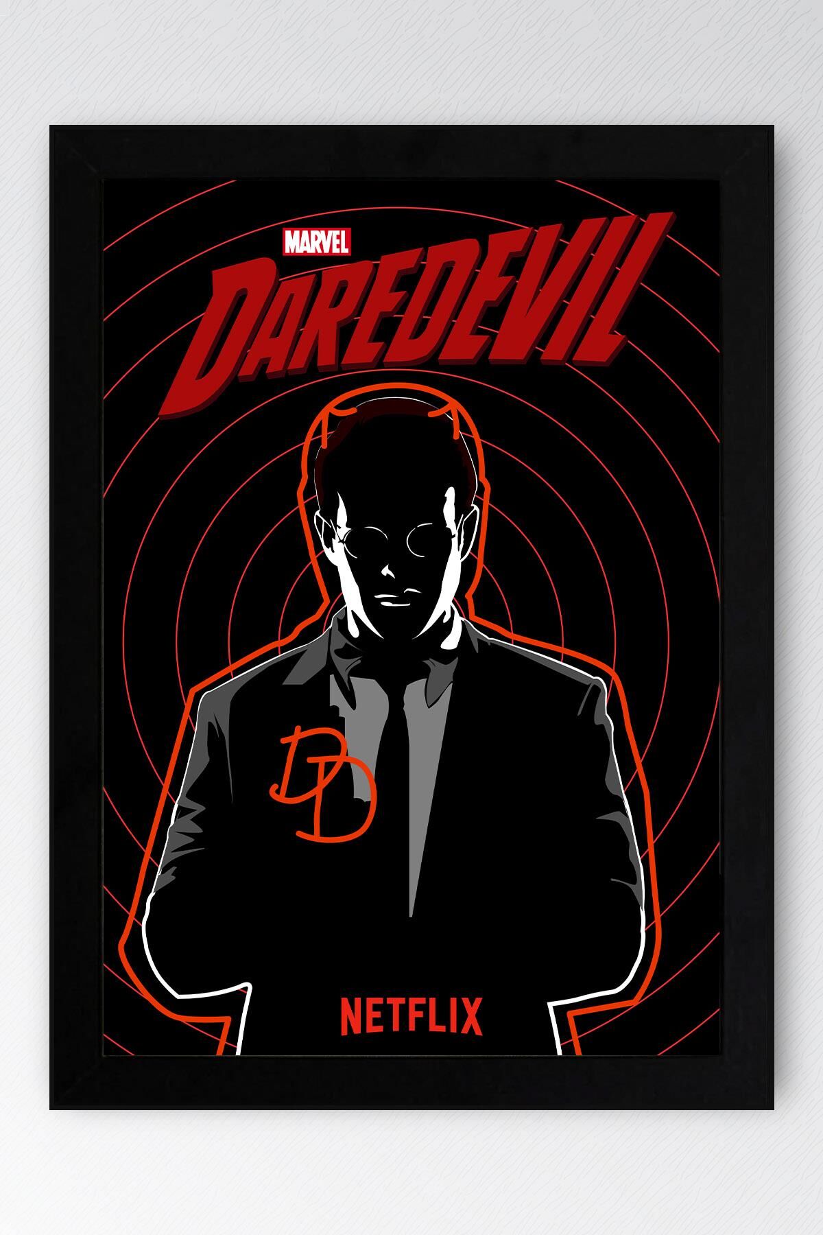 Daredevil Çerçeveli Tablo - Marvel Dizi Poster Tablo