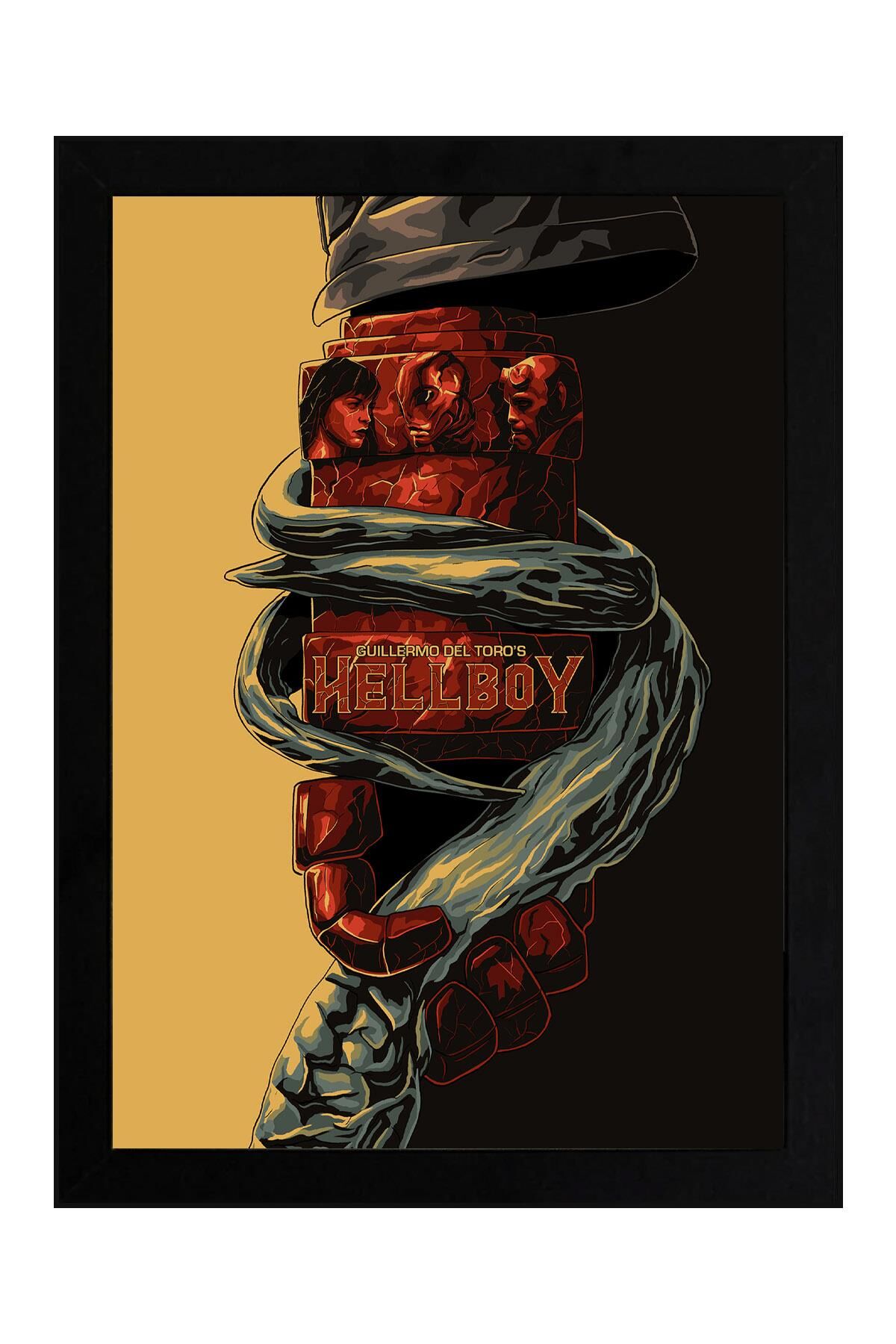 Hellboy Çerçeveli Tablo - Film Posteri Tablo