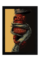 Hellboy Çerçeveli Tablo - Film Posteri Tablo