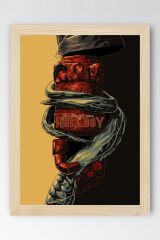 Hellboy Çerçeveli Tablo - Film Posteri Tablo
