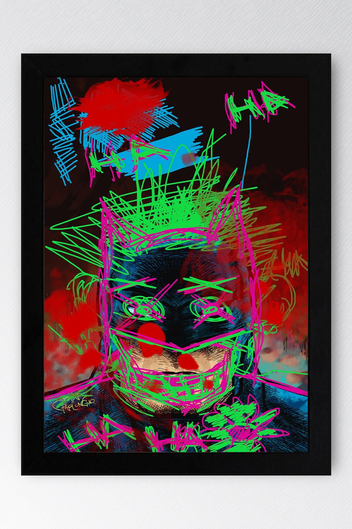 Batman Çerçeveli Tablo - Batman Joker Poster Tablo
