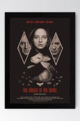 Kuzuların Sessizliği Çerçeveli Tablo - Film Posteri Tablo