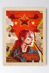 Black Widow Çerçeveli Tablo - Marvel Poster Tablo