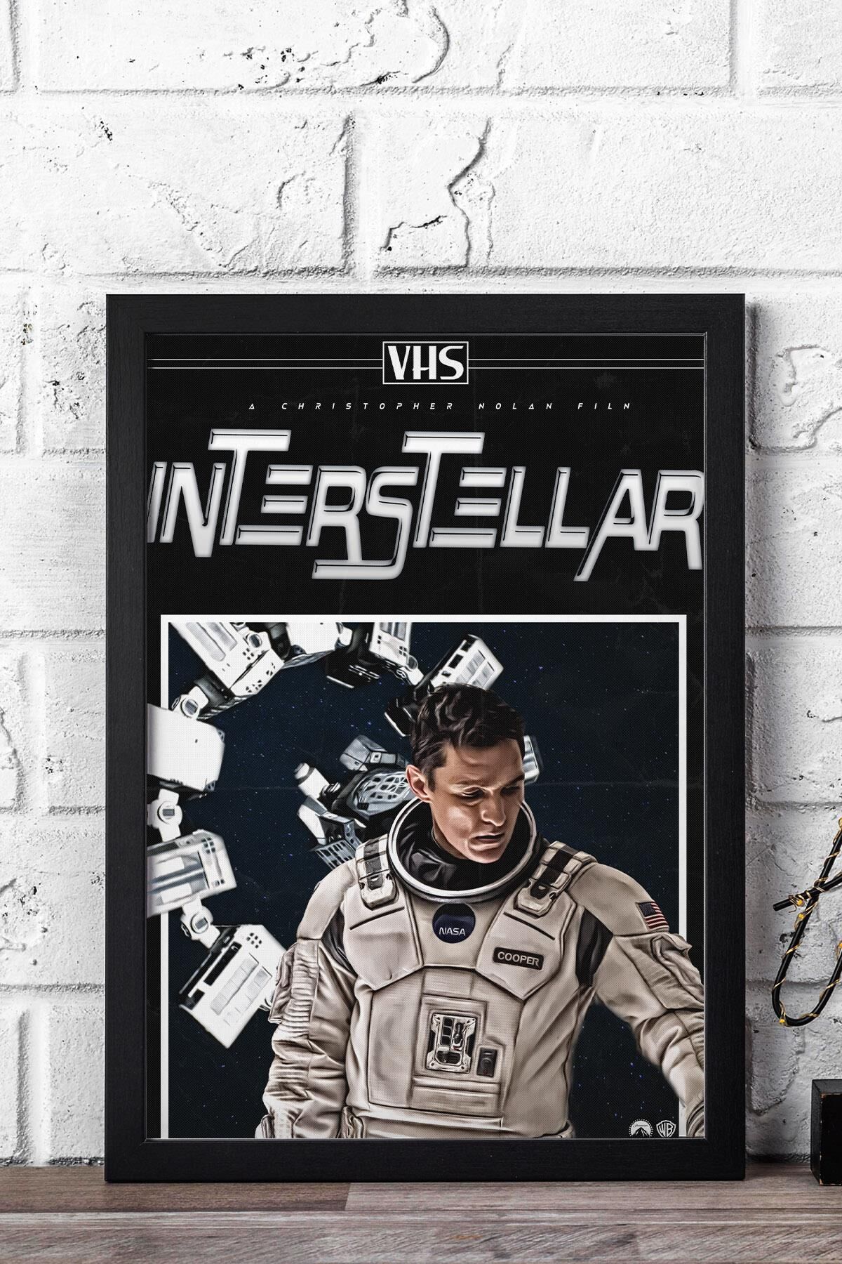 Interstellar Çerçeveli Tablo - Yıldızlararası Film Posteri Tablo