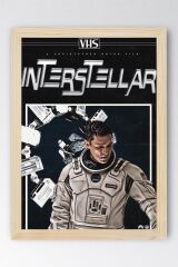 Interstellar Çerçeveli Tablo - Yıldızlararası Film Posteri Tablo