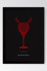 Hannibal Çerçeveli Tablo - Dizi Afişi Poster Tablo