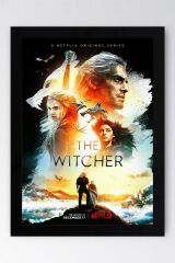 The Witcher Çerçeveli Tablo - Dizi Posteri Tablo