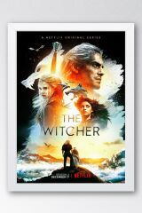 The Witcher Çerçeveli Tablo - Dizi Posteri Tablo