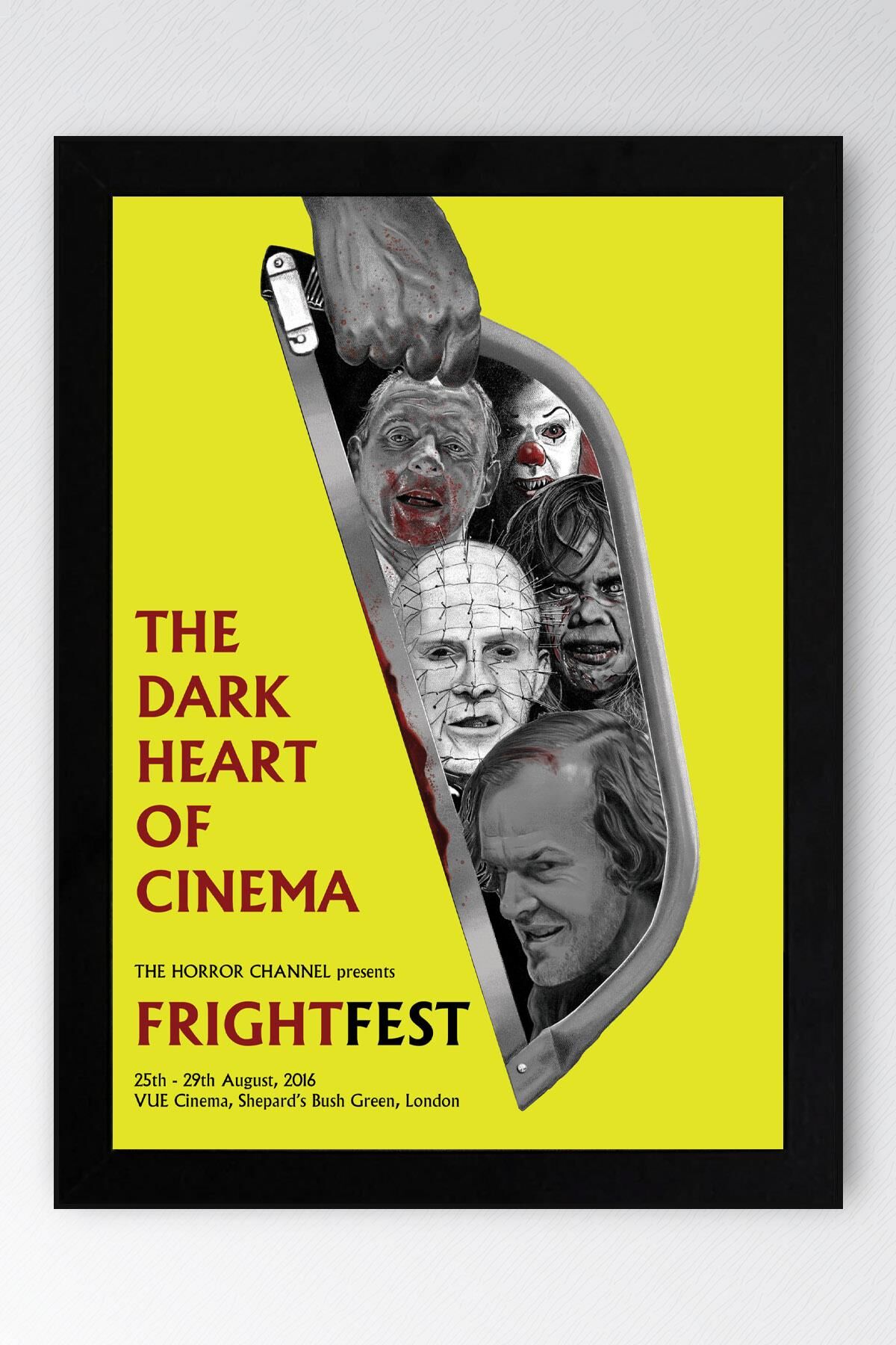 Kuzuların Sessizliği Çerçeveli Tablo - Film Posteri Tablo