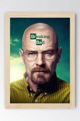 Breaking Bad Çerçeveli Tablo - Dizi Afişi Walter White Poster Tablo