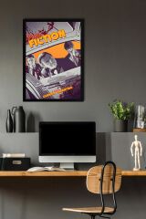 Pulp Fiction Çerçeveli Tablo - Ucuz Roman Fim Posteri Tablo