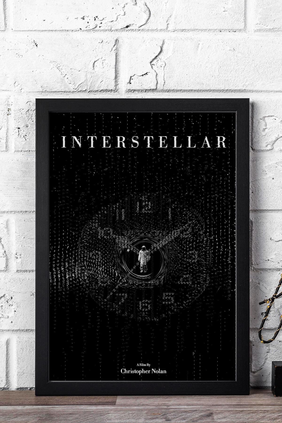 Interstellar Çerçeveli Tablo - Yıldızlararası Film Posteri Tablo