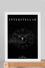 Interstellar Çerçeveli Tablo - Yıldızlararası Film Posteri Tablo