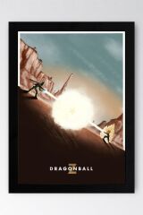 Dragon Ball Z Çerçeveli Tablo - Manga Anime Poster Tablo