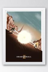 Dragon Ball Z Çerçeveli Tablo - Manga Anime Poster Tablo