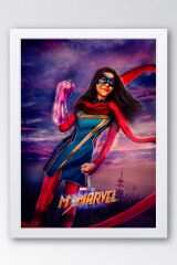 Ms Marvel Çerçeveli Tablo - Ms. Marvel Film Posteri Tablo