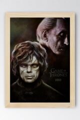 Game of Thrones House Lannister Çerçeveli Tablo - Taht Oyunları Dizi Posteri Tablo