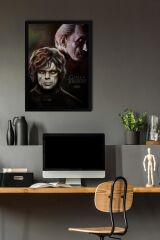 Game of Thrones House Lannister Çerçeveli Tablo - Taht Oyunları Dizi Posteri Tablo