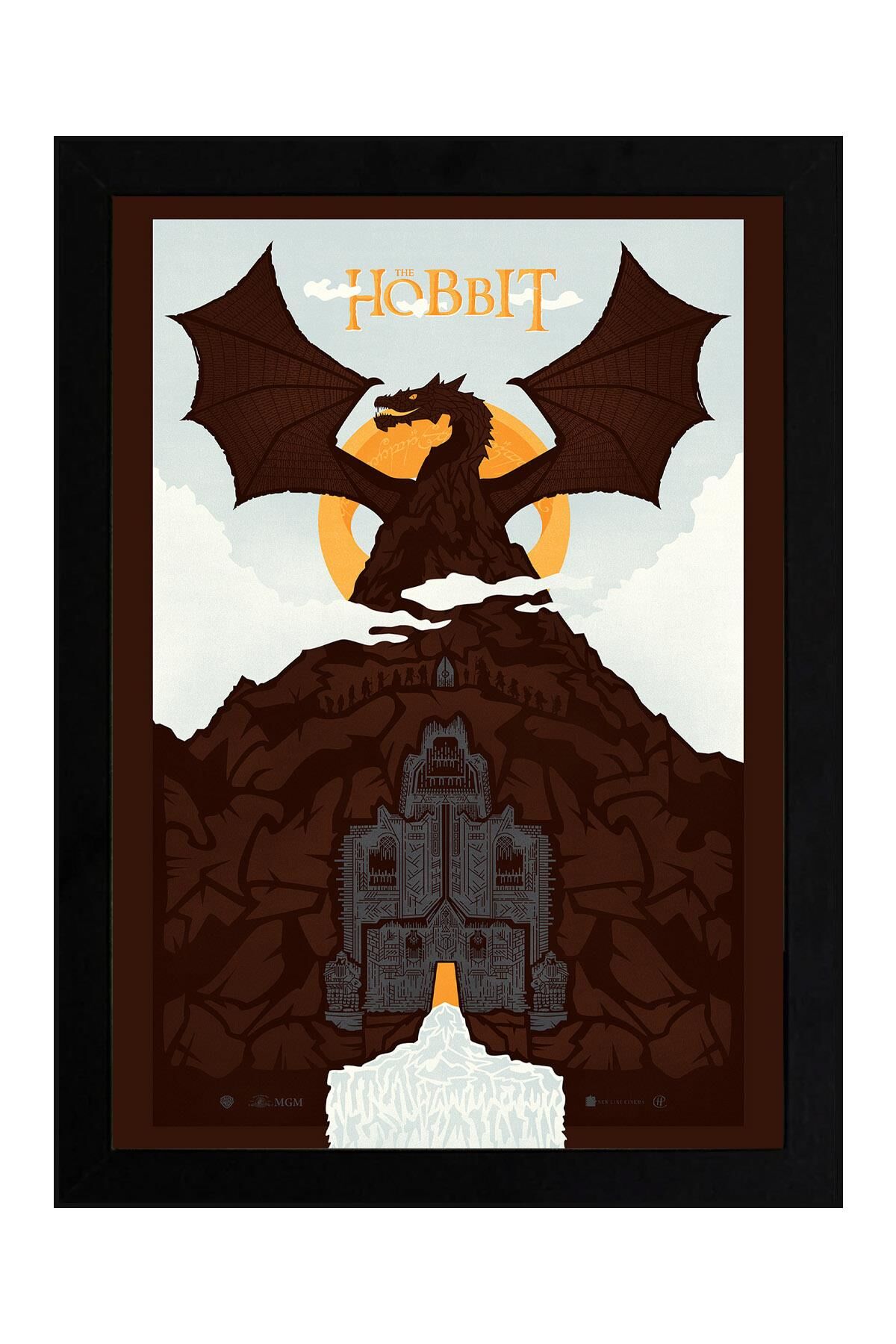 The Hobbit Çerçeveli Tablo - Film Posteri Tablo
