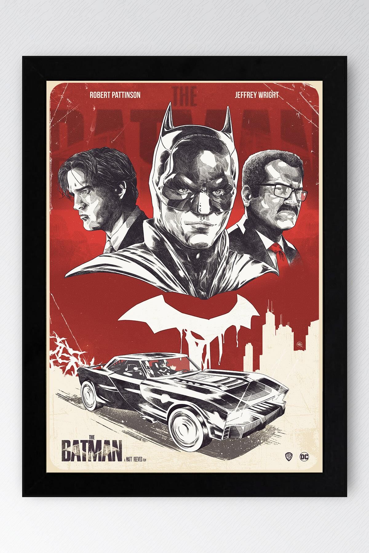 The Batman Çerçeveli Tablo - Poster Tablo