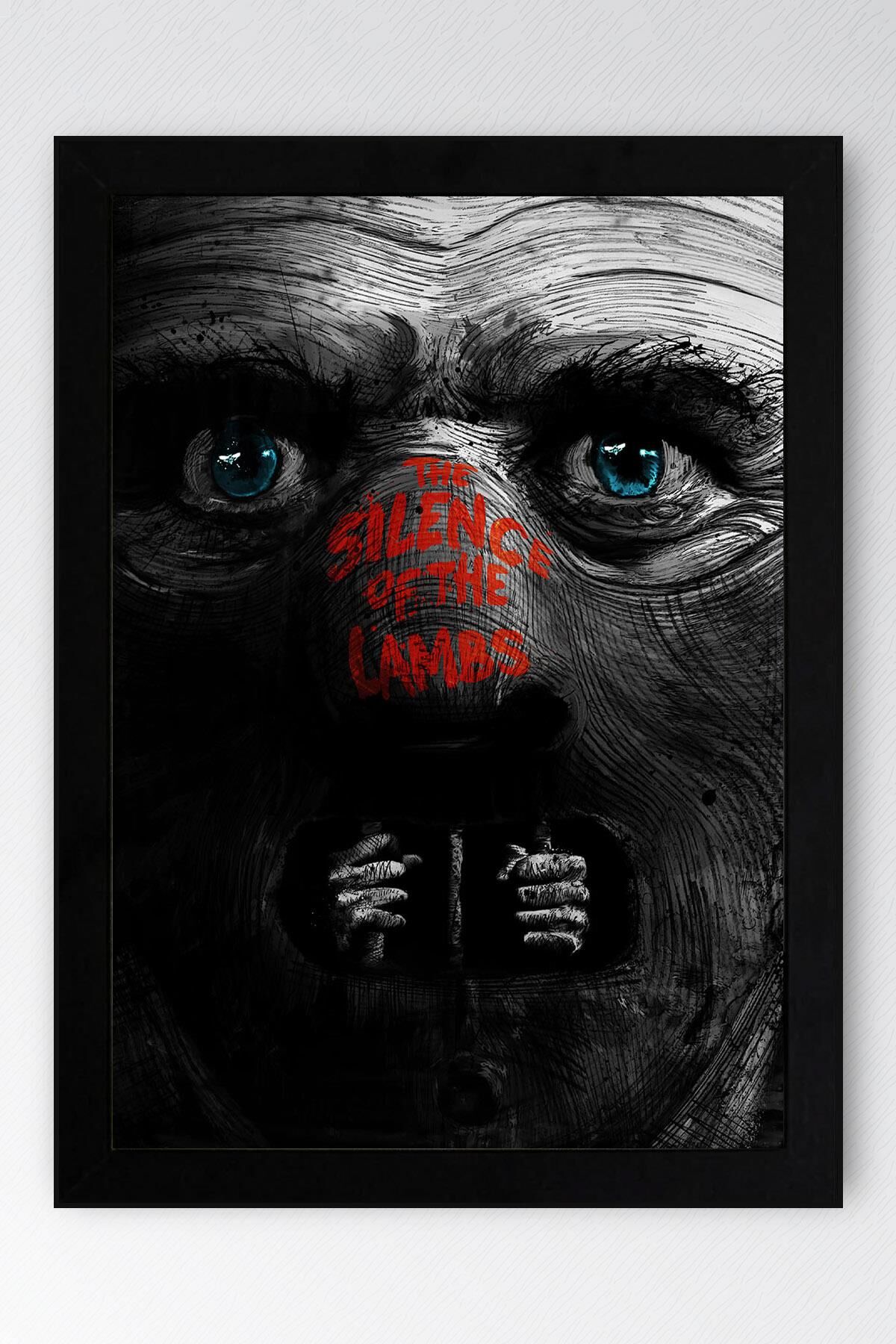 Kuzuların Sessizliği Çerçeveli Tablo - Film Posteri Tablo