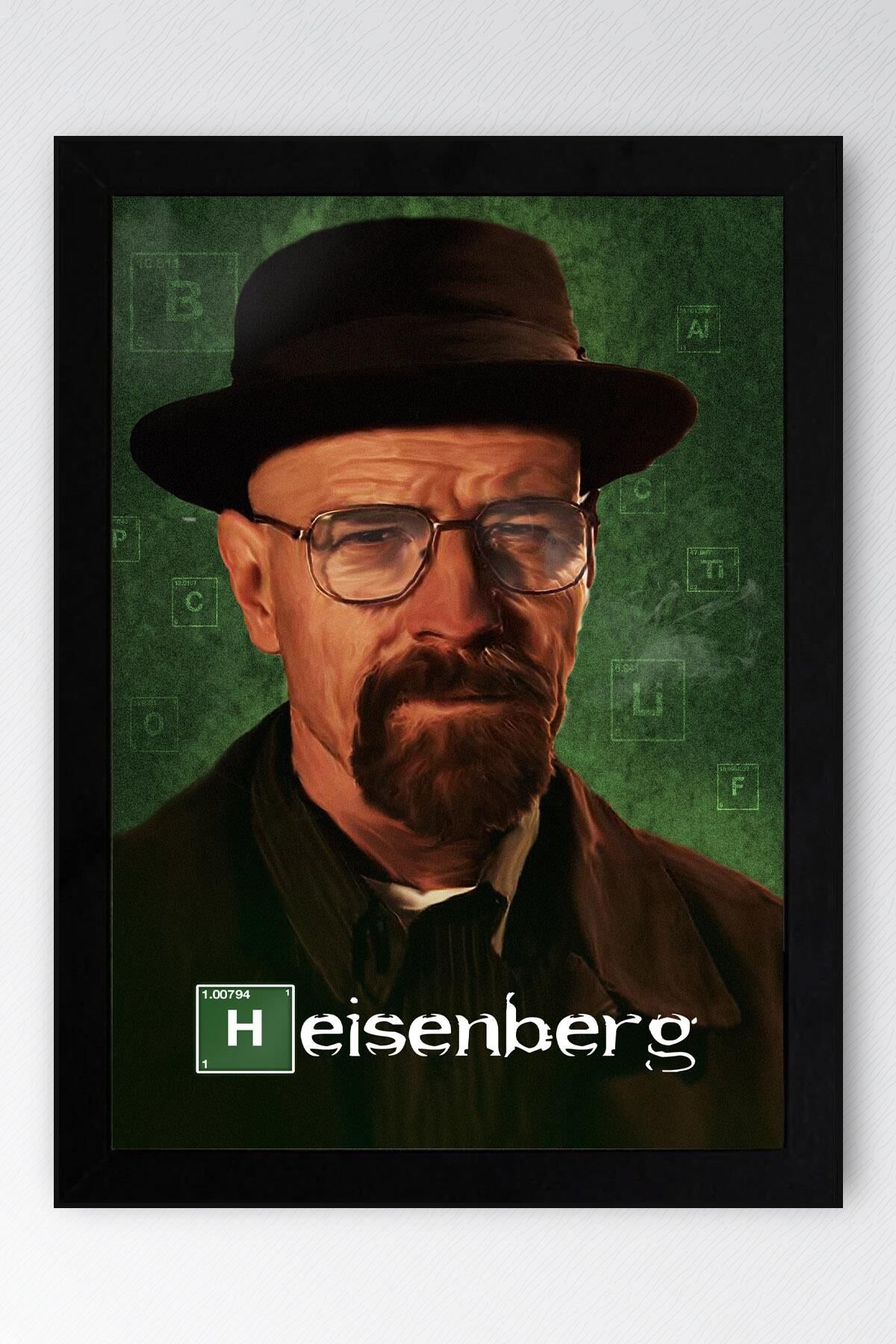 Breaking Bad Çerçeveli Tablo - Dizi Afişi Heisenberg Poster Tablo