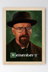 Breaking Bad Çerçeveli Tablo - Dizi Afişi Heisenberg Poster Tablo