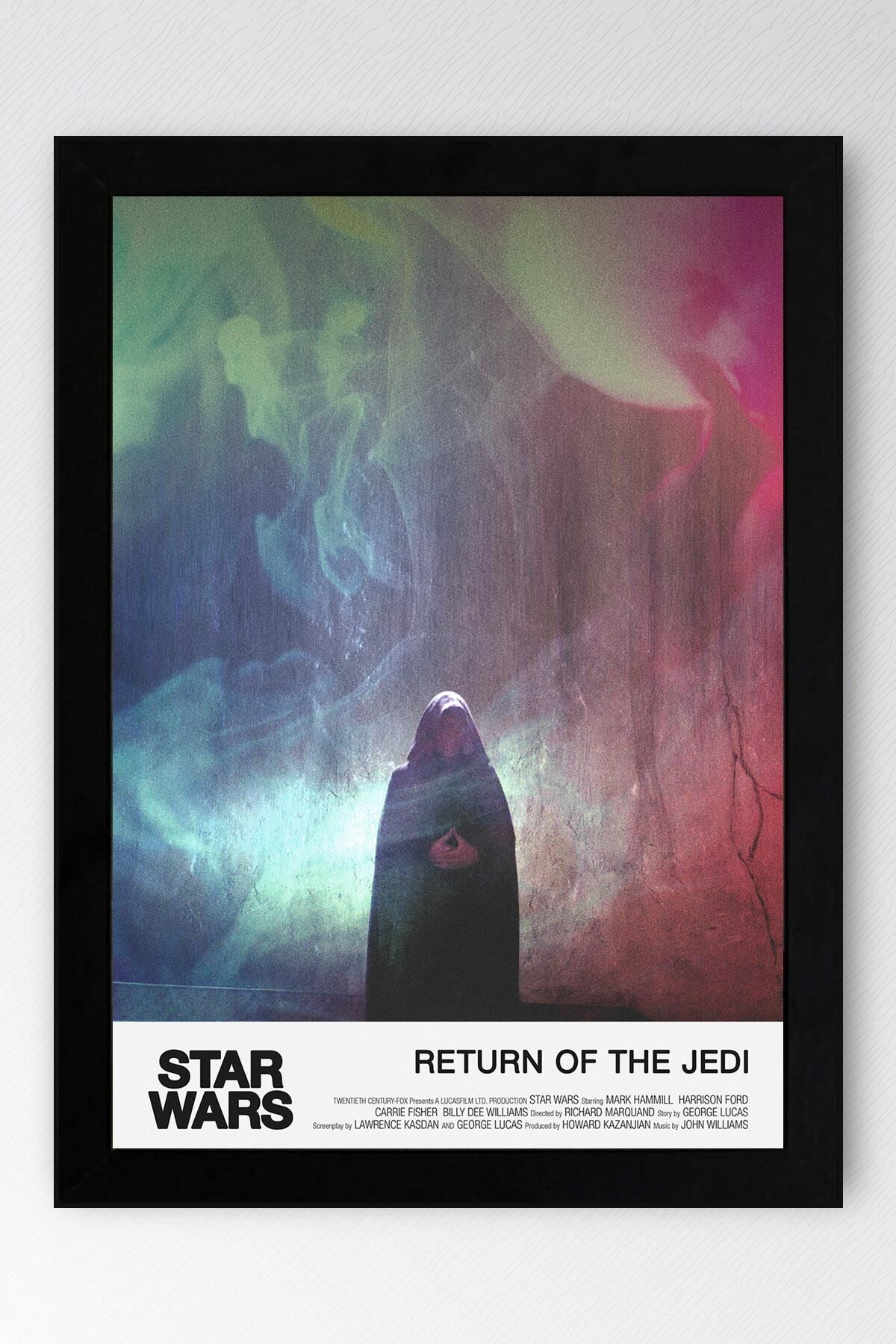 Star Wars Return Of The Jedi Çerçeveli Tablo - Uzay Savaşları Fim Posteri Tablo