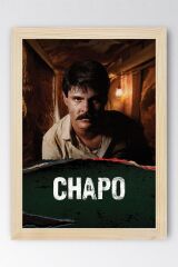 El Chapo Çerçeveli Tablo - Dizi Afişi Poster Tablo