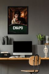 El Chapo Çerçeveli Tablo - Dizi Afişi Poster Tablo