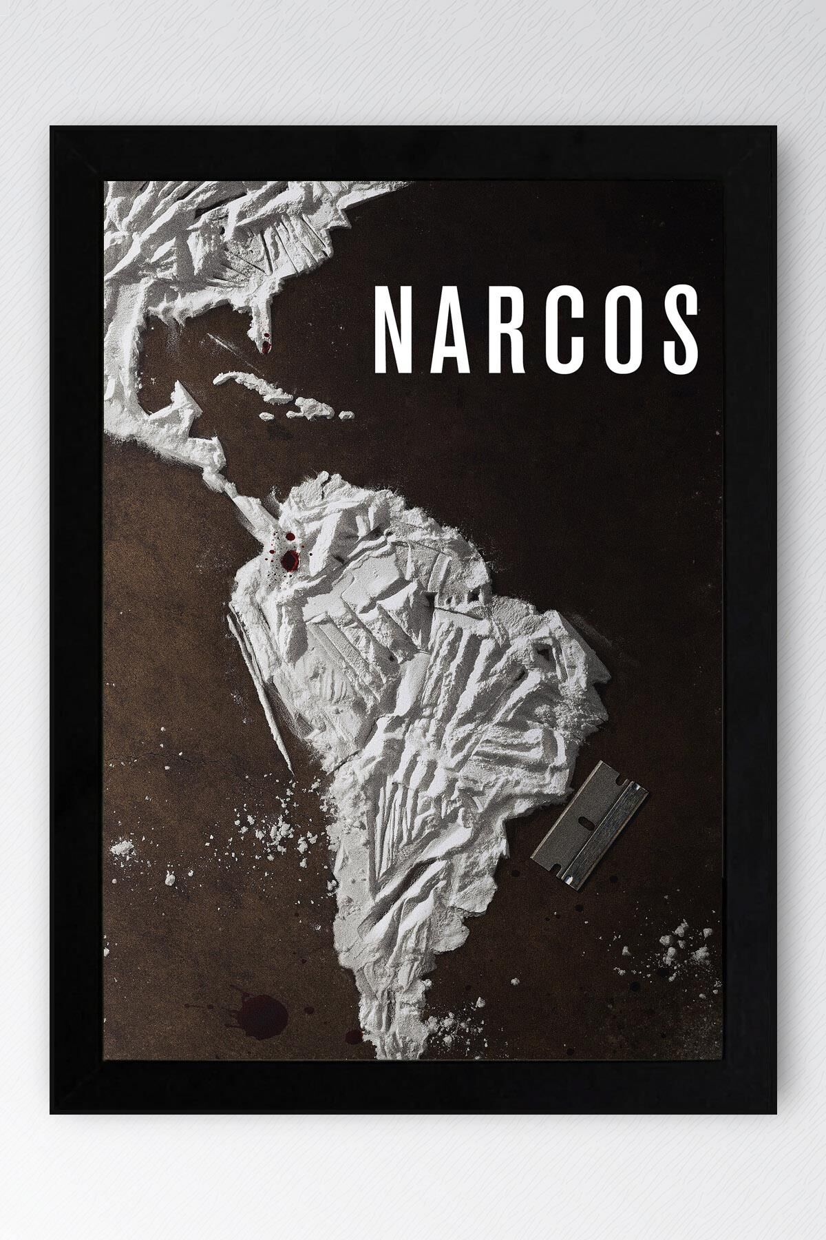 Narcos Çerçeveli Tablo - Narcos Dizi Posteri Tablo
