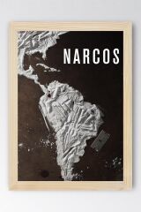 Narcos Çerçeveli Tablo - Narcos Dizi Posteri Tablo