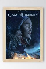 Game of Thrones Çerçeveli Tablo - Taht Oyunları Dizi Posteri Tablo