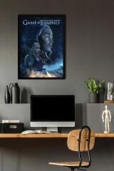 Game of Thrones Çerçeveli Tablo - Taht Oyunları Dizi Posteri Tablo