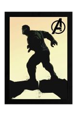 Hulk Çerçeveli Tablo - Marvel Film Posteri Tablo