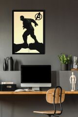 Hulk Çerçeveli Tablo - Marvel Film Posteri Tablo