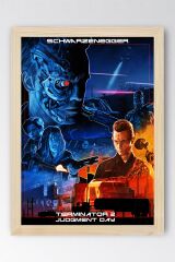 Terminator 2 Çerçeveli Tablo - Terminatör Film Posteri Tablo