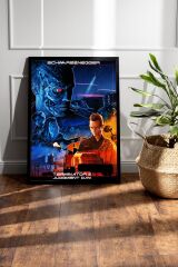 Terminator 2 Çerçeveli Tablo - Terminatör Film Posteri Tablo