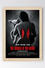 Kuzuların Sessizliği Çerçeveli Tablo - Film Posteri Tablo