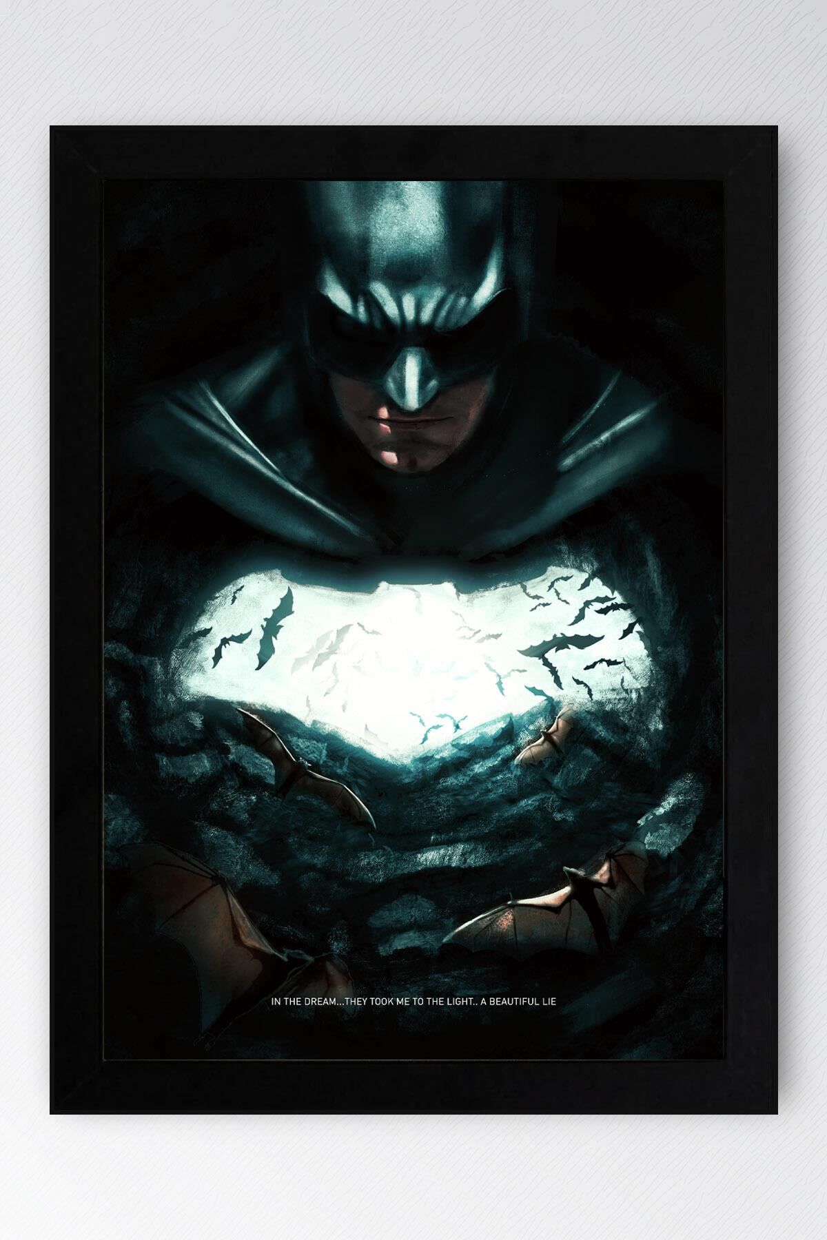 Batman Çerçeveli Tablo - Poster Tablo